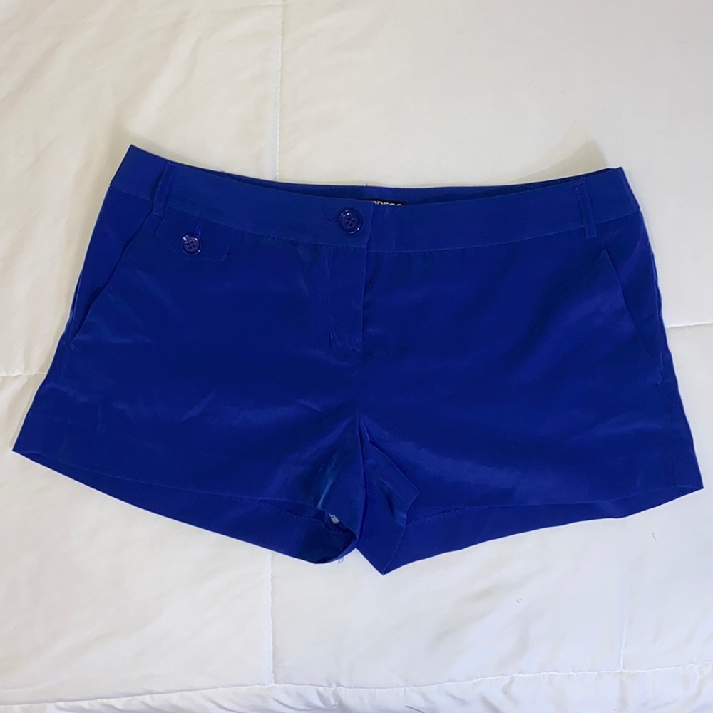 Express royal blue shorts